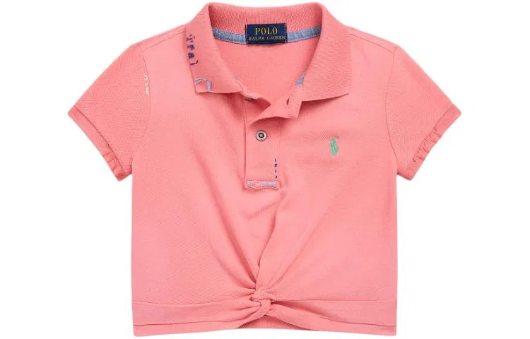 Футболка Polo Ralph Lauren детская розовая