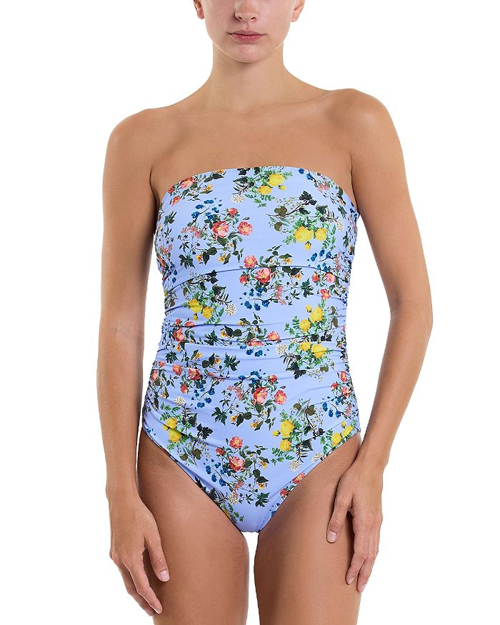 

Слитный купальник Bandeau со сборками Hanky Panky, синий