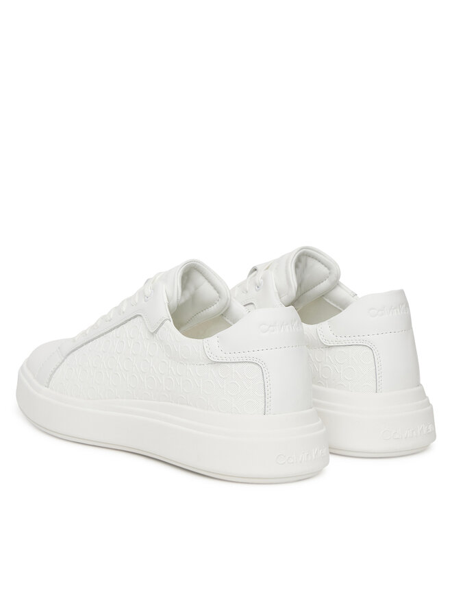 Кроссовки Chunky Low Top Lace Up Mono HM0HM01970 Calvin Klein, белый — фото 3