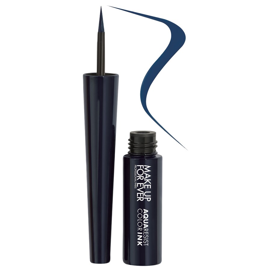 

Водостойкая жидкая подводка для глаз Aqua Resist Color Ink 24HR MAKE UP FOR EVER, 0.07 oz /2ml, 3 Matte Midnight