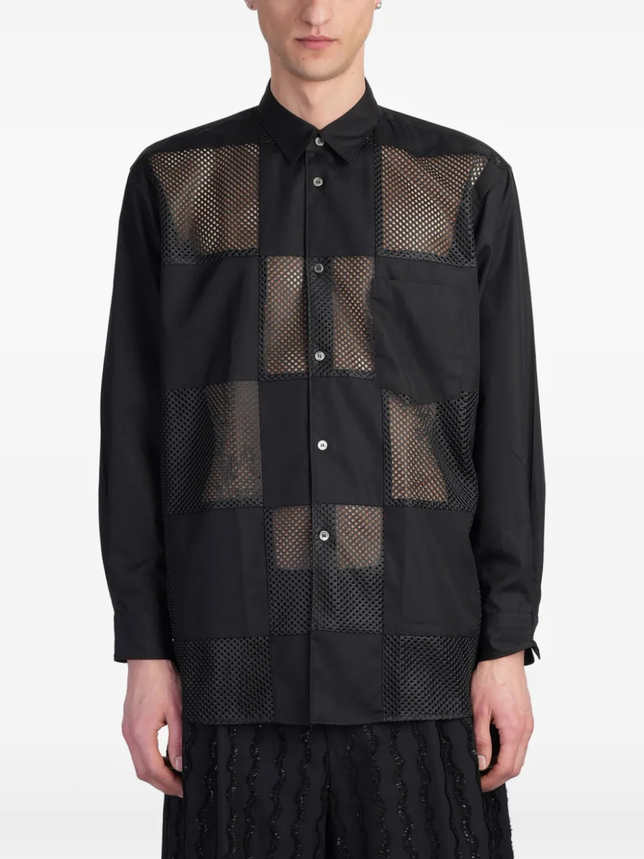 

Рубашка на пуговицах Comme des Garçons Homme Plus, черный