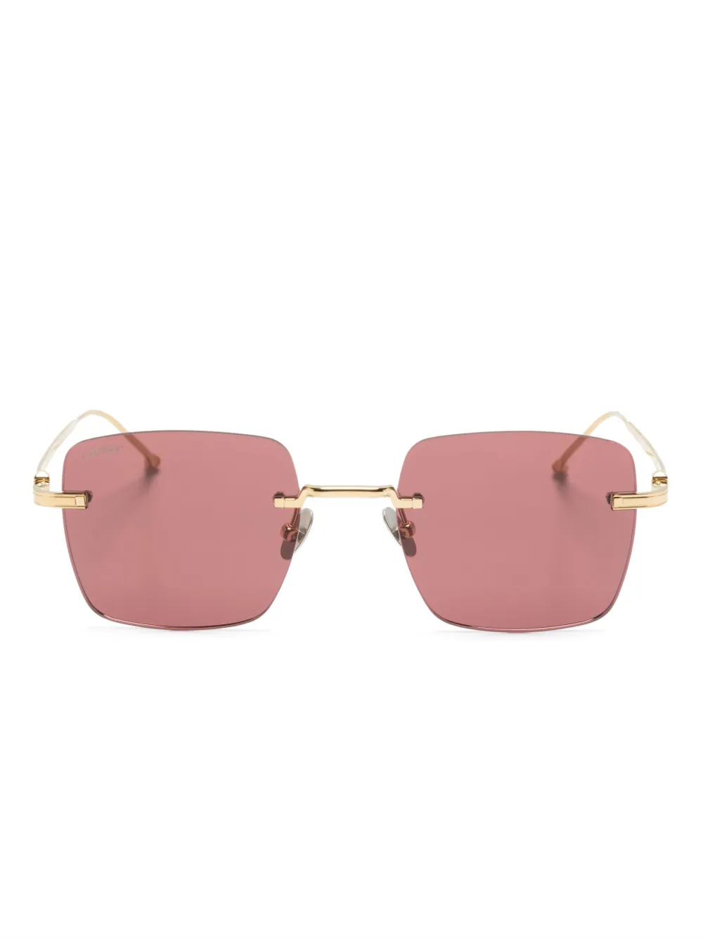 

Солнцезащитные очки Signature C de Cartier Precious Cartier Eyewear, золотой