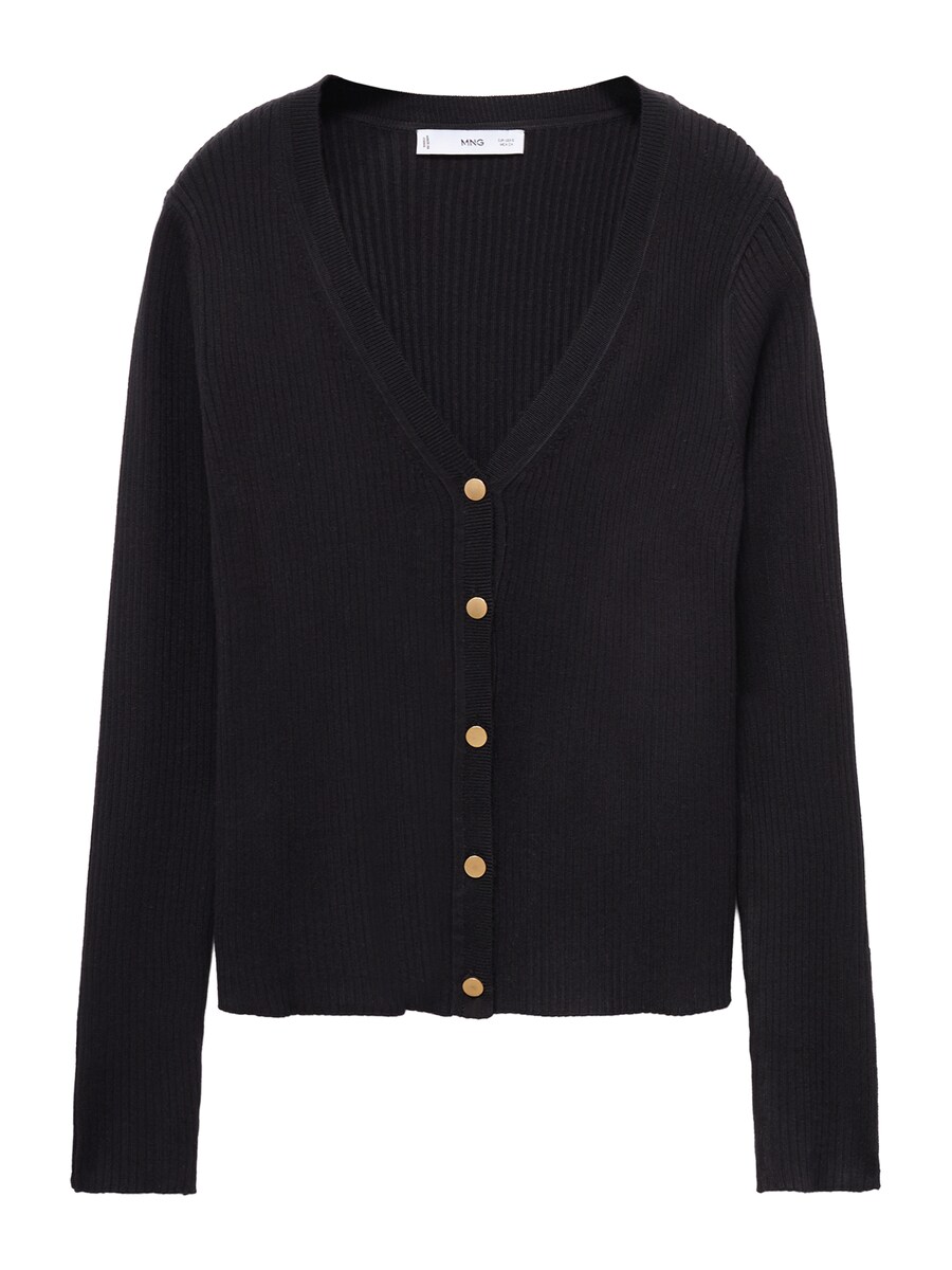 

Вязаный кардиган MANGO BOTONA, Black
