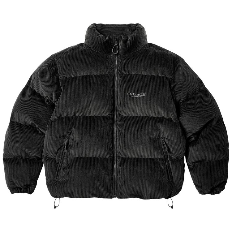 

Куртка Palace Corduroy Puffa Jacket 'Black', черный
