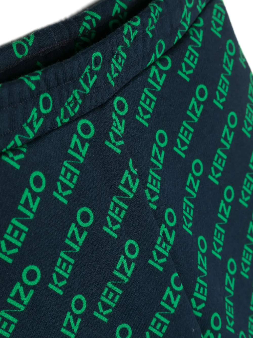 Спортивные брюки с логотипом Kenzo Kids, синий — фото 3