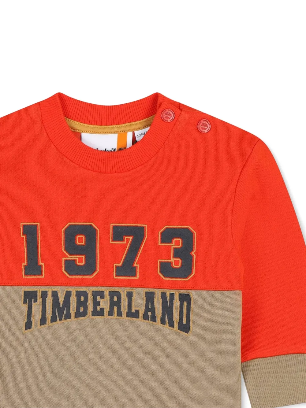 Толстовка с цветными блоками 1973 года Timberland Kids, нейтральный — фото 3