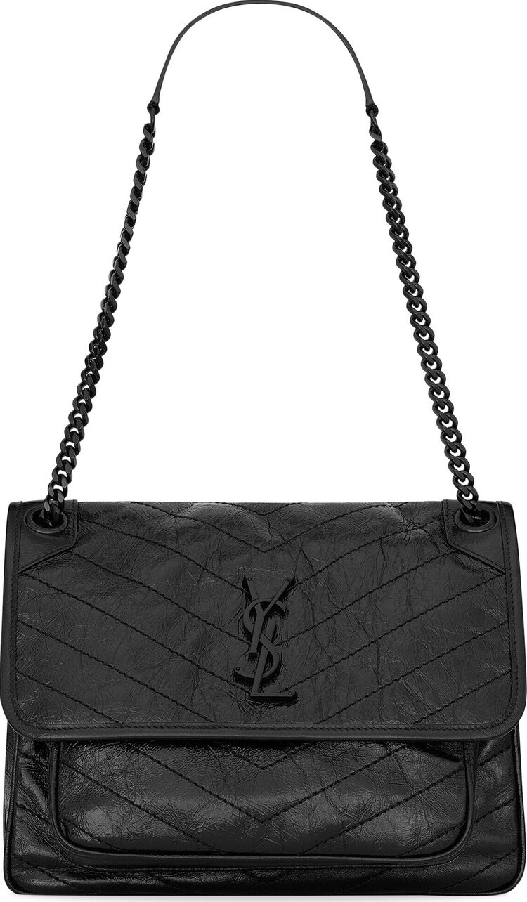 

Сумка через плечо Saint Laurent Medium Niki Chain 'Black', черный