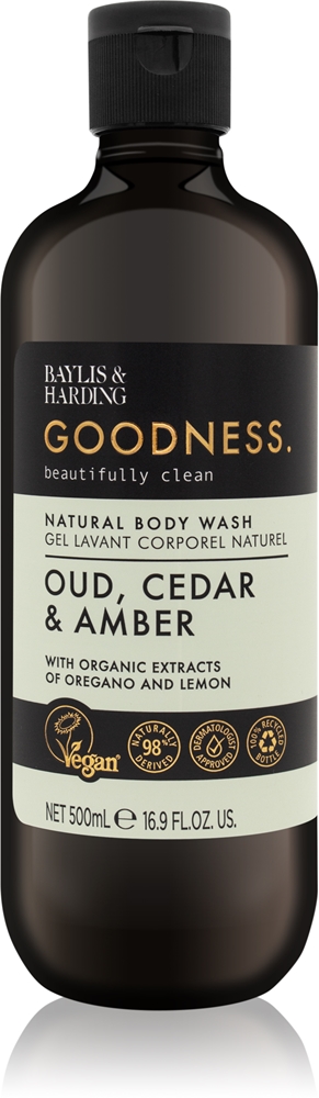 

Гель для душа Goodness с ароматом уда, кедра и амбры Baylis & Harding, 500 мл