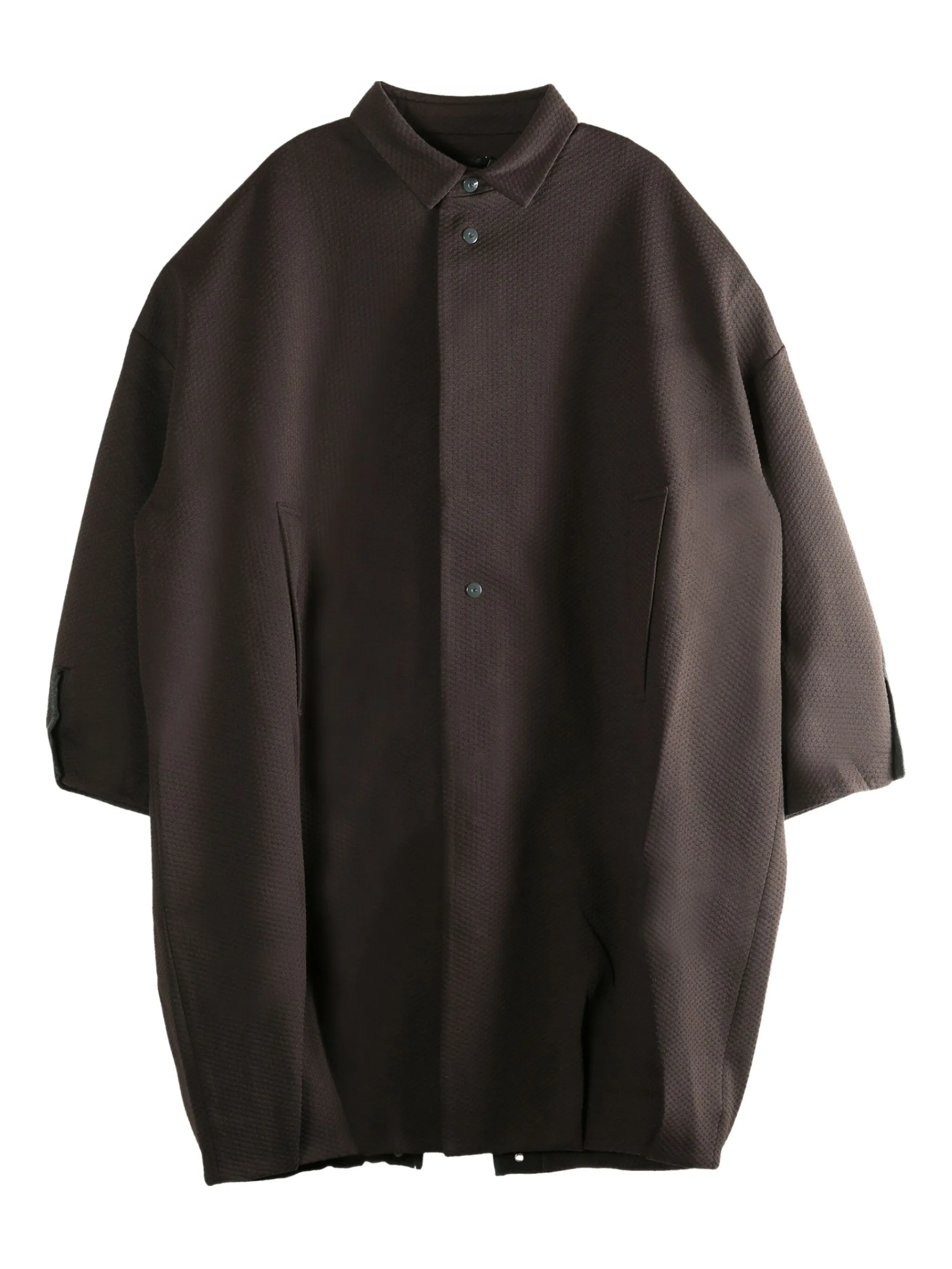 

Фактурное пальто Omar Afridi, коричневый