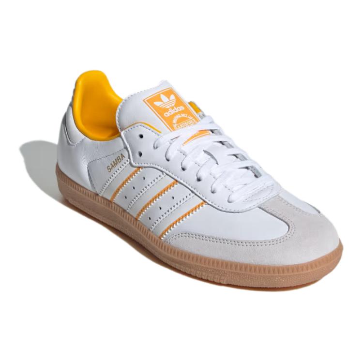 Adidas Originals Adidas Samba OG J 'White Crew Yellow' — фото 4