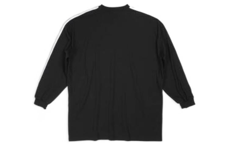 Футболка Balenciaga x adidas Long Sleeve T-shirt Oversized 'Black' 728789TNVA68482, черный — фото 2