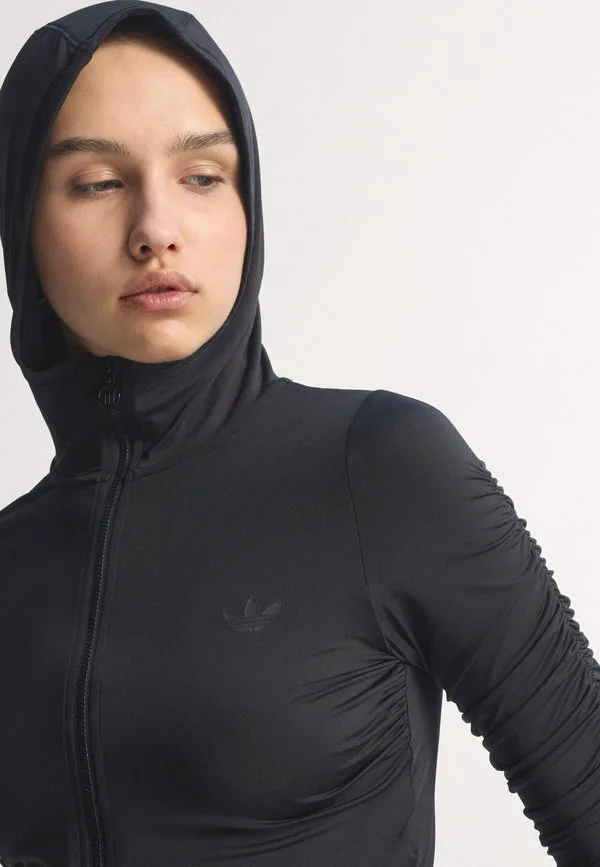 Тренировочная куртка с драпировкой Adidas Originals, Black — фото 4