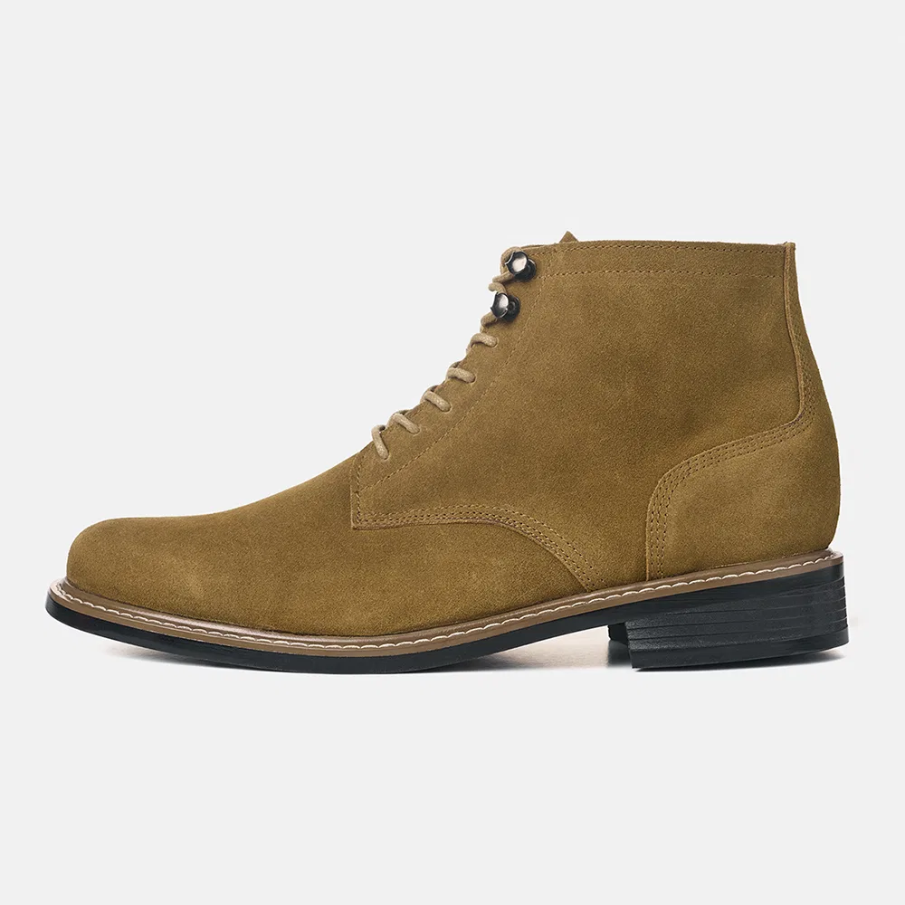 Мужские замшевые военные ботинки Milli Field Boot 4 см от Customade — фото 3