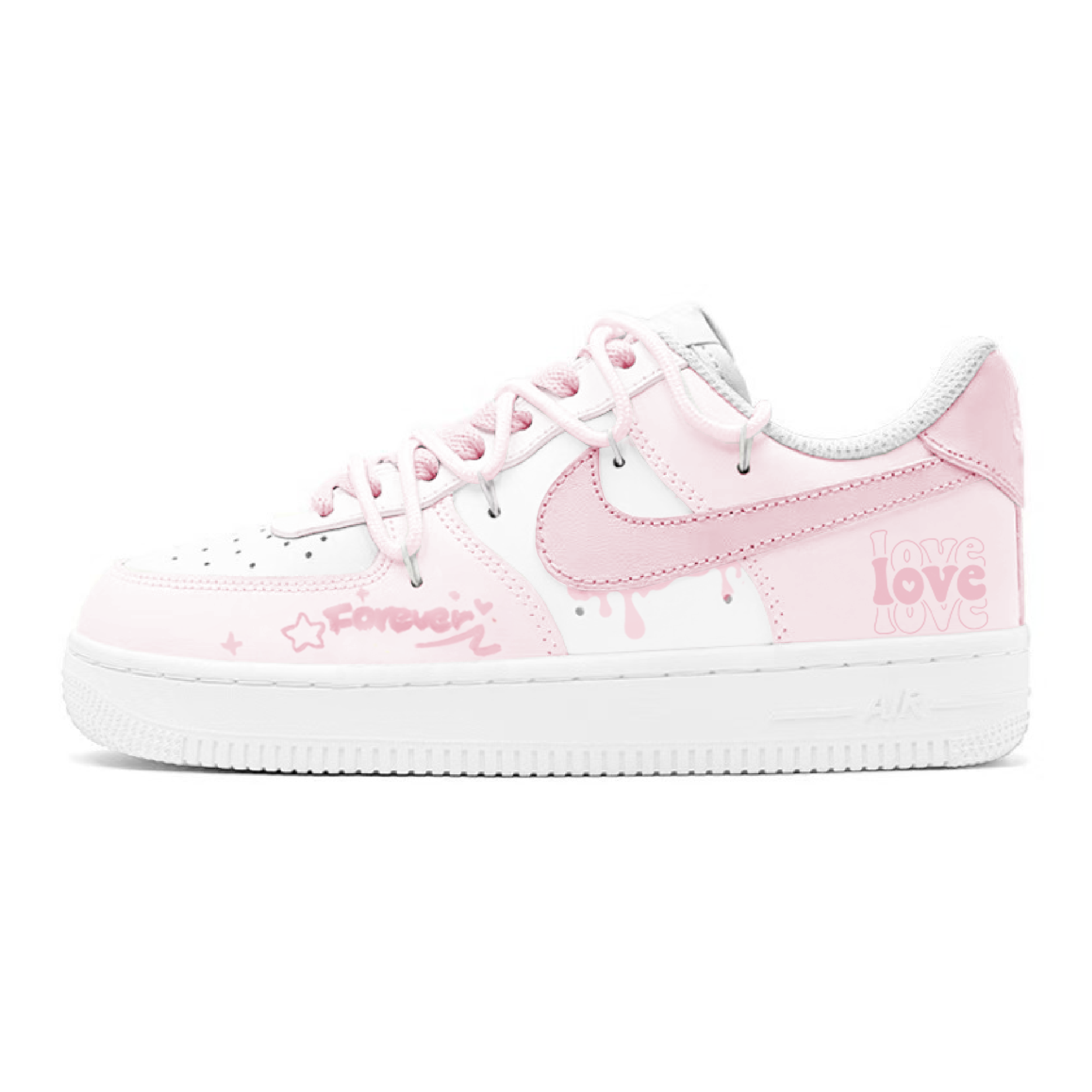 

Кроссовки Air Force 1 LE с низким верхом, амортизирующими, противоскользящими и износостойкими подошвами для детей и подростков Nike, белый
