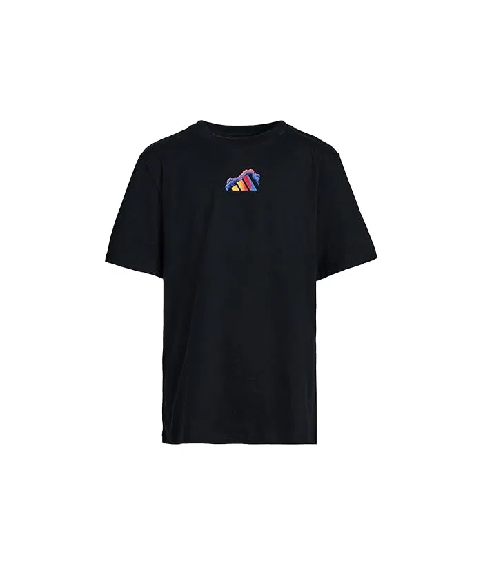 Футболка Football Vapor Tee Adidas Kids, Black/Multicolor