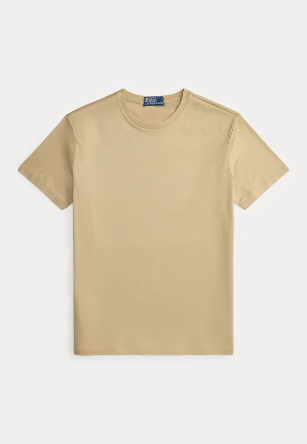 Футболка стандартного кроя lisle, базовая футболка Polo Ralph Lauren, Coastal Beige — фото 4