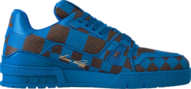 

Кроссовки Louis Vuitton Trainer 'Damier Pop - Blue', синий