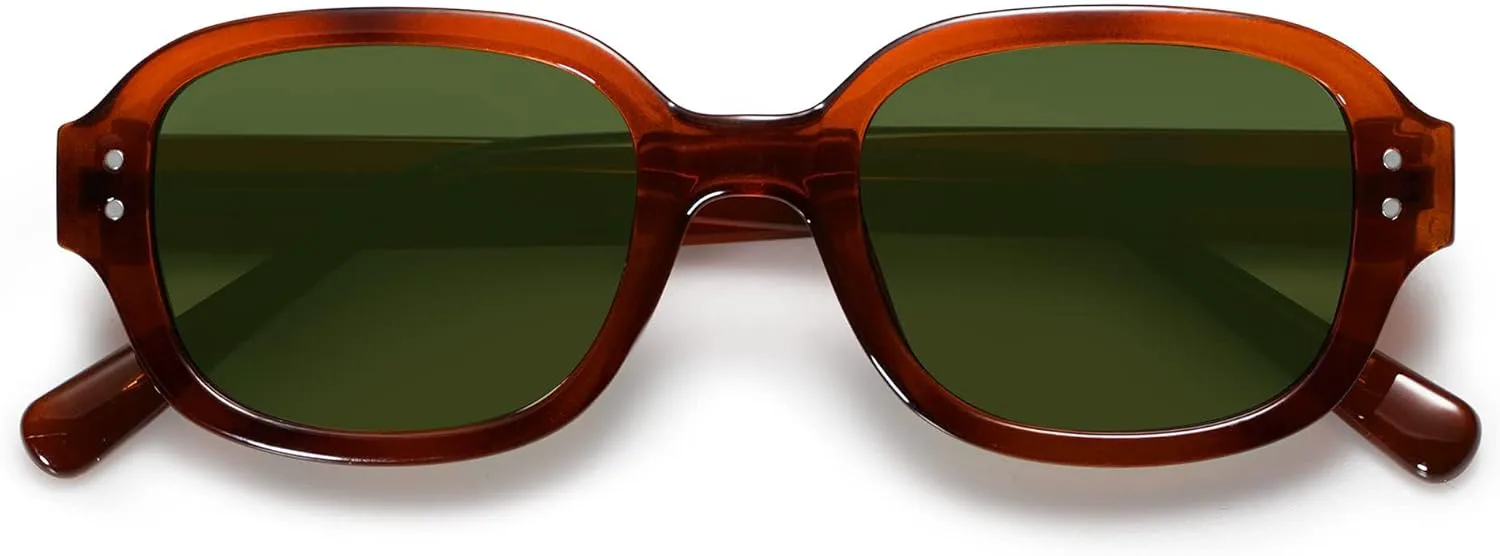 

Солнцезащитные очки SOJOS прямоугольной формы для женщин, винтажные, модные, для активного отдыха и путешествий, квадратная оправа, модель SJ2218, Red Tortoise