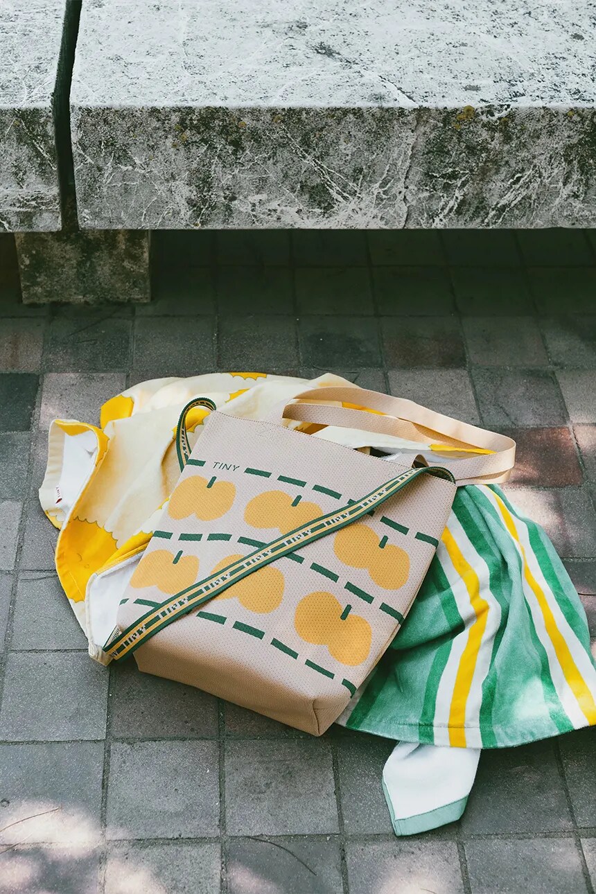 

Детская сумка TANGERINES TOTE BAG Tinycottons, бежевый