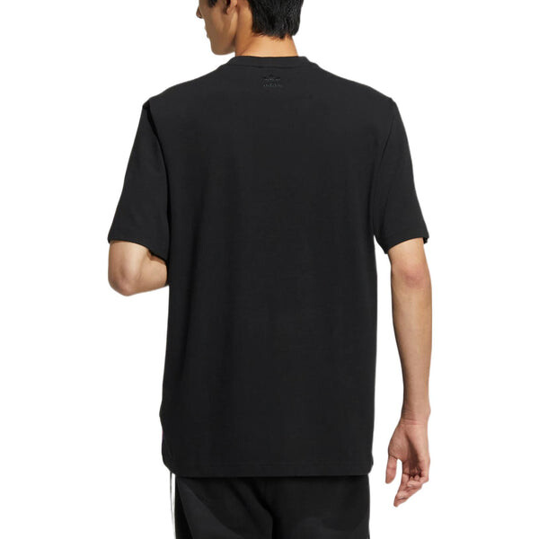 Футболка adidas originals Y2k Tee 3 Casual Gradient Solid Color Pattern Sports Round Neck Pocket Short Sleeve Black, мультиколор — фото 3