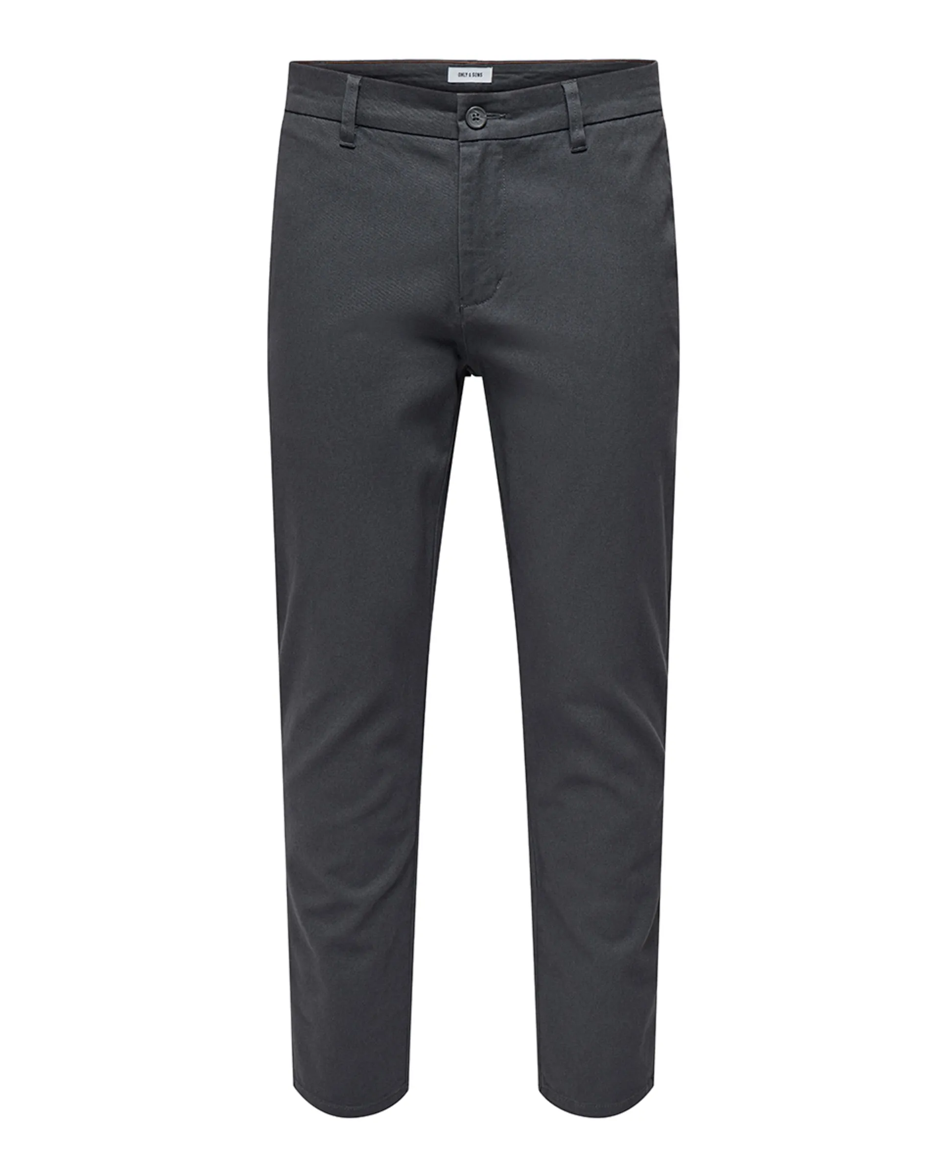 

Мужские классические брюки в китайском стиле slim fit Only & Sons, серый