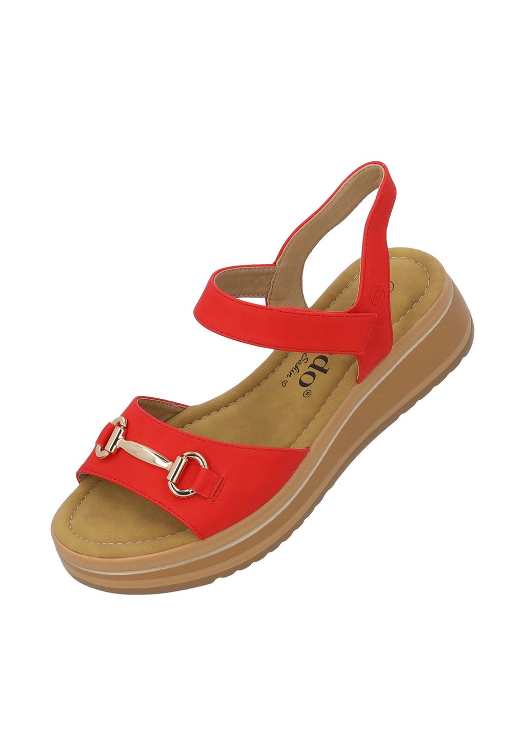 Босоножки на танкетке Platform sandals Palado by Sila Sahin, красный — фото 2