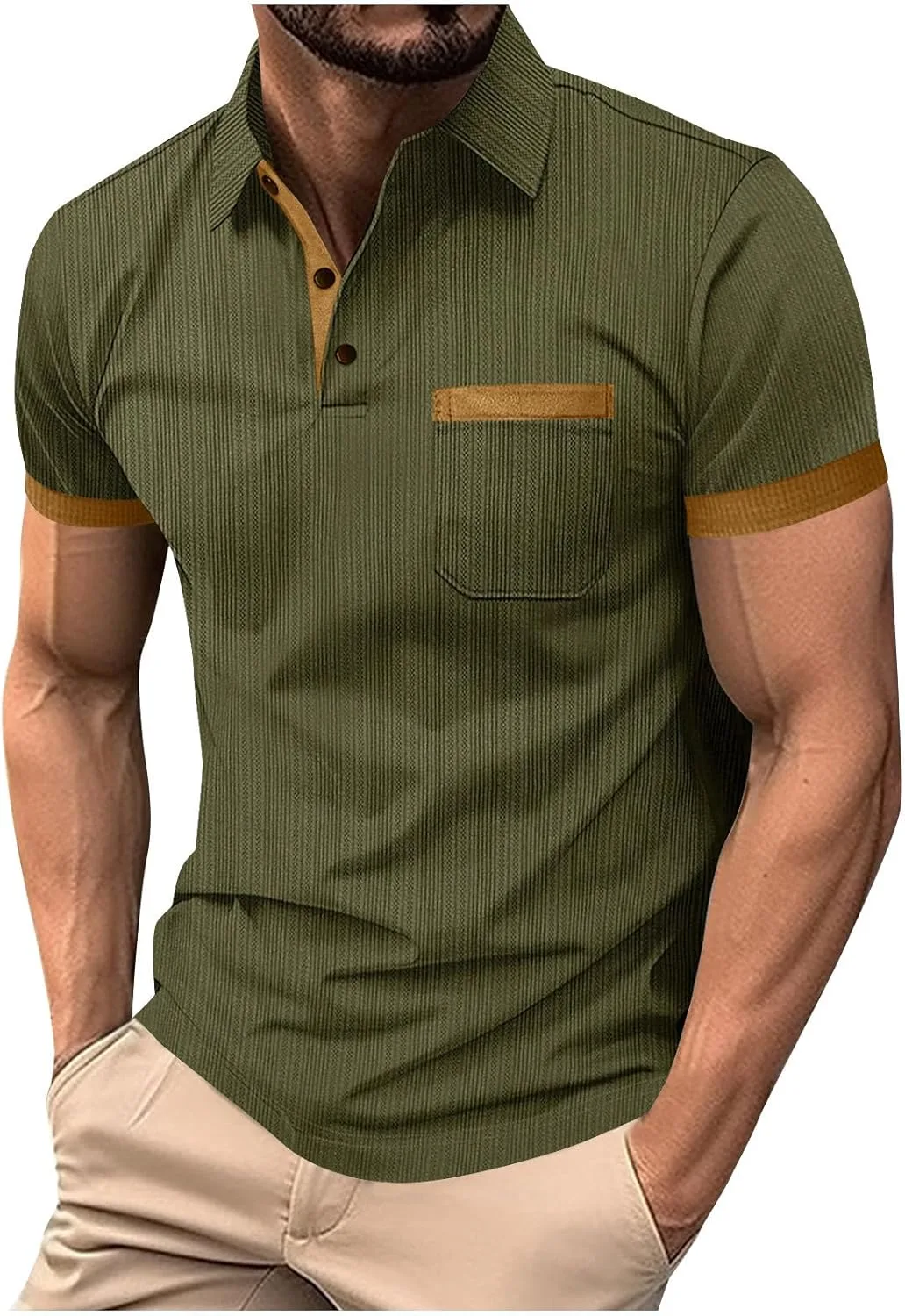 

Классическая поло для мужчин с коротким рукавом