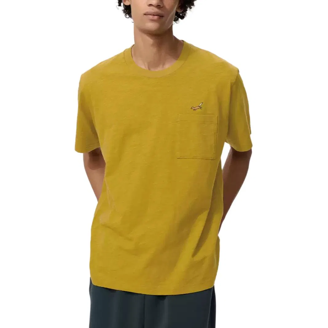 Футболка x BOSHIDUNMEISHUGUAN, LIANMINGKUAN SS26 Unisex UNIQLO, Earth Yellow