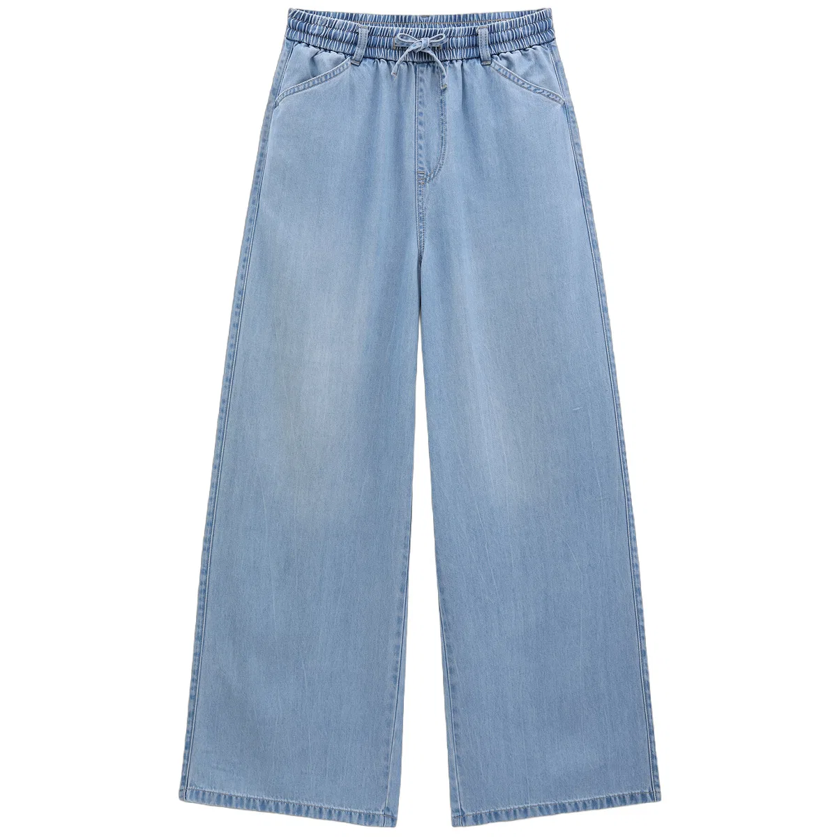 Джинсы женские moderate wide leg GAP, Light Washed