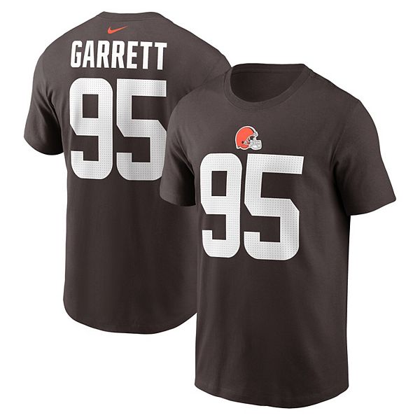 Футболка с именем и номером игрока Майлза Гарретта Cleveland Browns Nike — фото 2