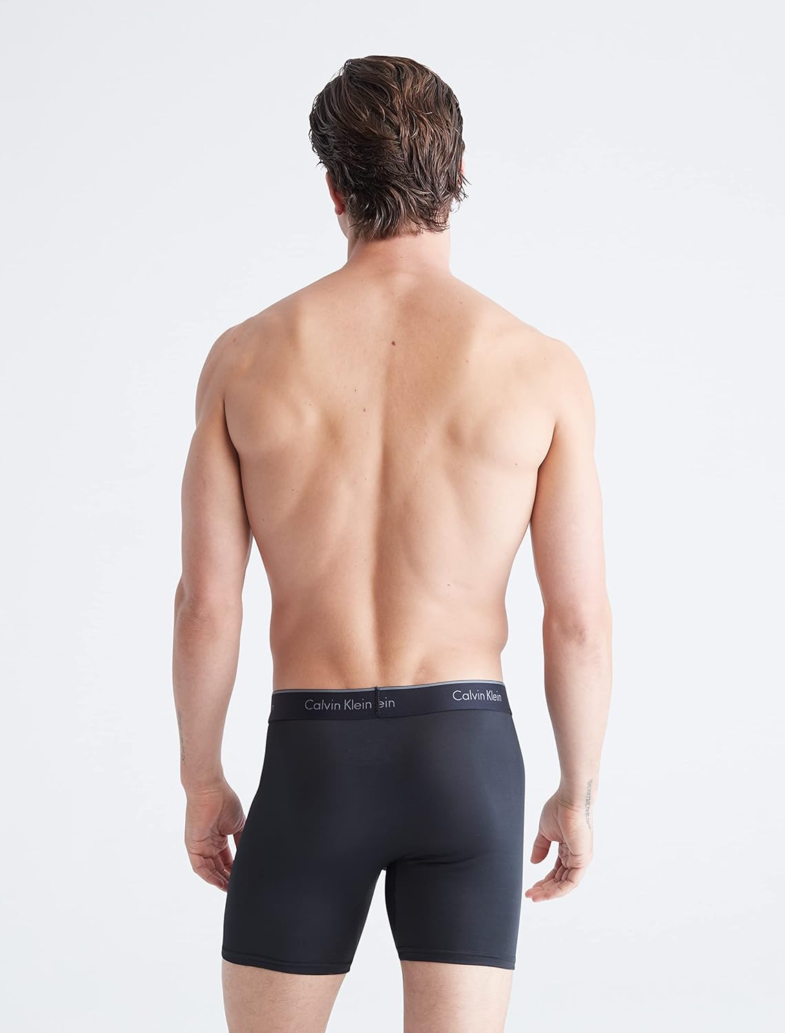 Мужские трусы-боксеры Calvin Klein Micro Stretch, 7 шт., 2 Black, 2 Blue Shadow, 2 Medium Grey, 1 Cobalt Water — фото 4