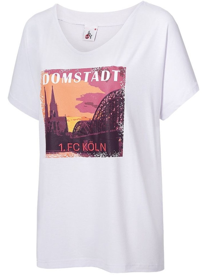 

Футболка Рейн Променад белого цвета Fußballverein 1. FC Köln, Белый, Футболка Рейн Променад белого цвета Fußballverein 1. FC Köln