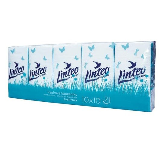 

Салфетки гигиенические Classic 10х10шт 2 слоя Linteo.., inna