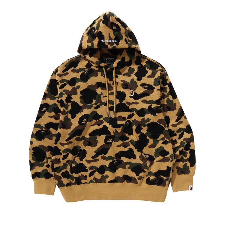 

Худи BAPE 1st Camo Jacquard One Point Relaxed Fit Pullover Hoodie, Yellow