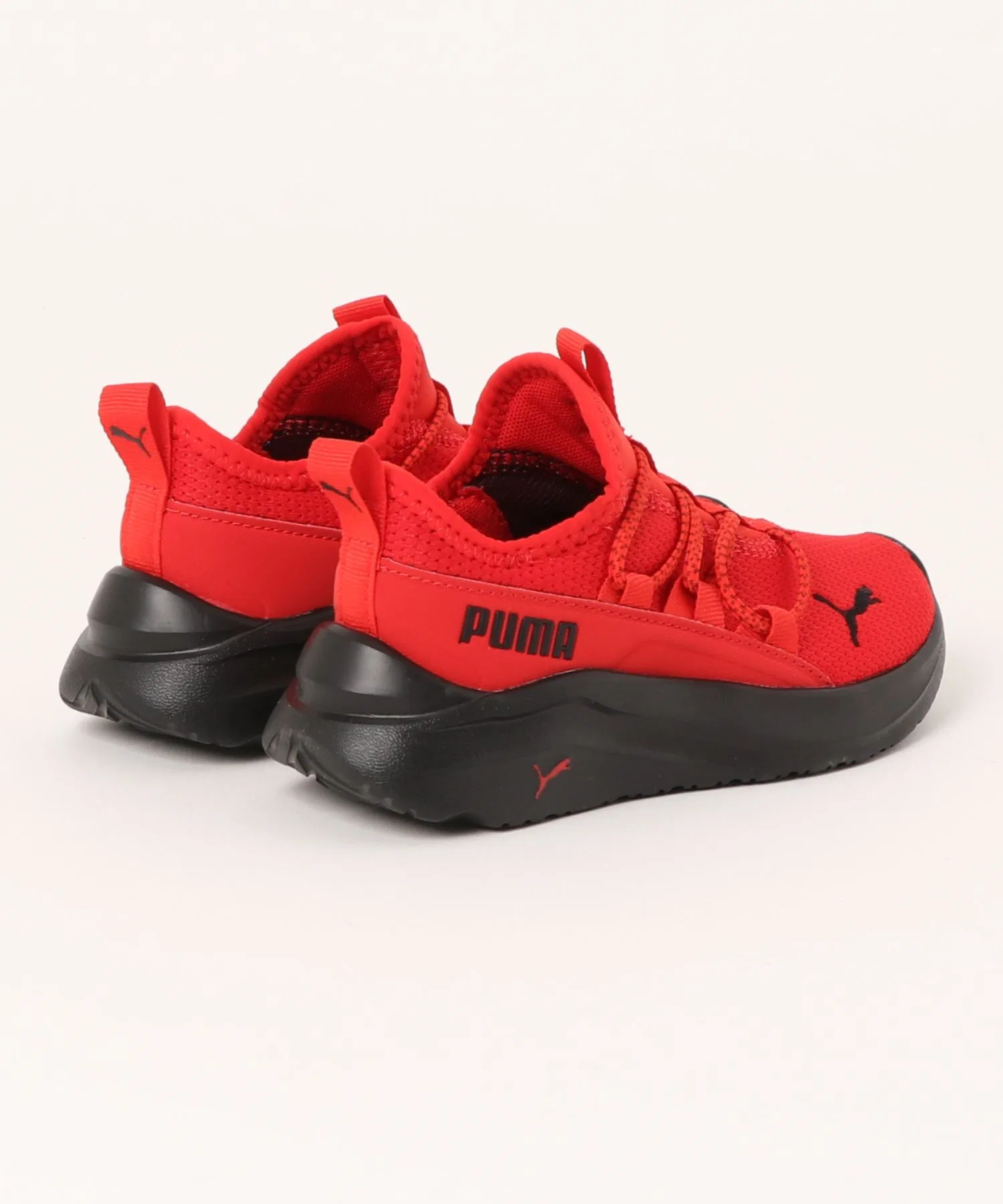 Детские кроссовки PUMA ONE4ALL слипоны чёрно-белые — фото 2