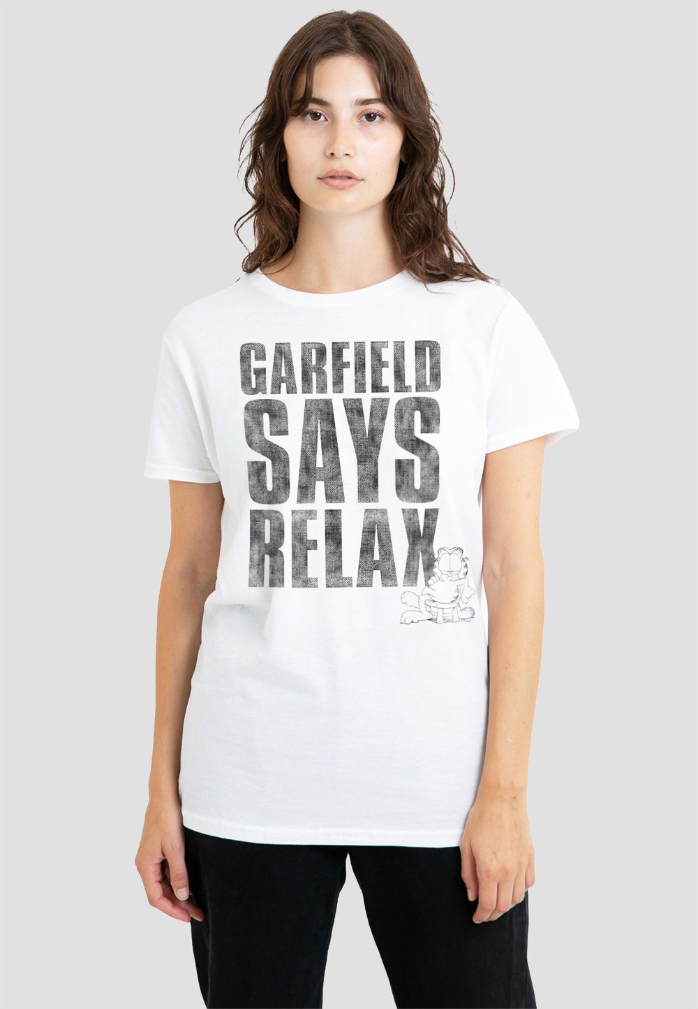 

Футболка с принтом GARFIELD RELAX Cotton Soul, белый