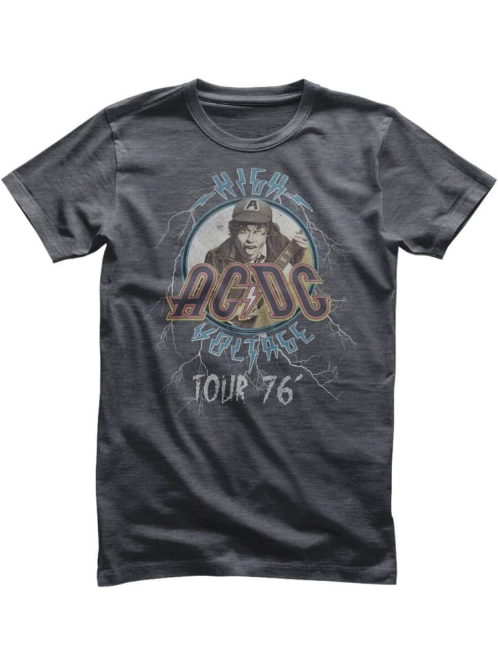 

Футболка AC/DC High Voltage Tour 76' T-Shirt серого цвета AC/DC, Серый, Футболка AC/DC High Voltage Tour 76' T-Shirt серого цвета AC/DC