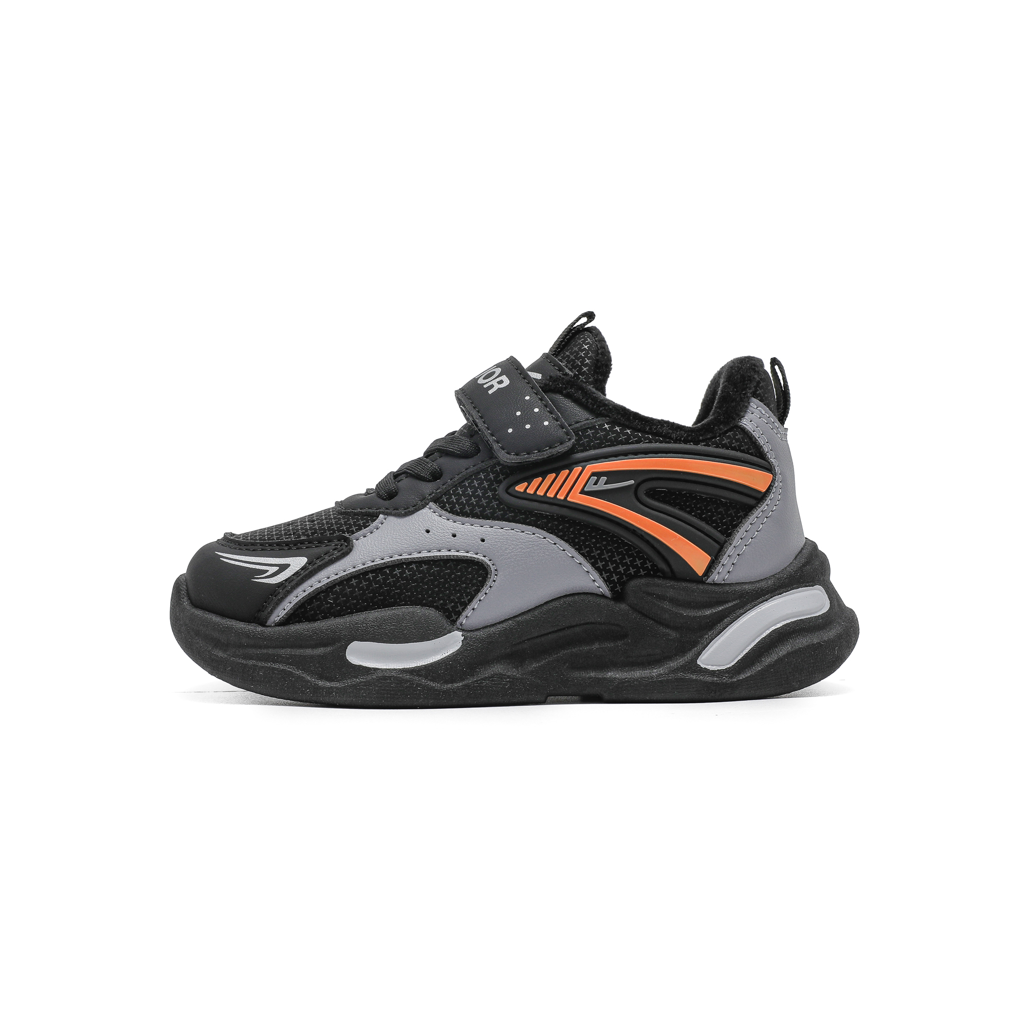 

Водонепроницаемые, нескользящие и устойчивые к истиранию утепленные ботинки Kids' WARRIOR, черный/светло-серый (fleece-lined)