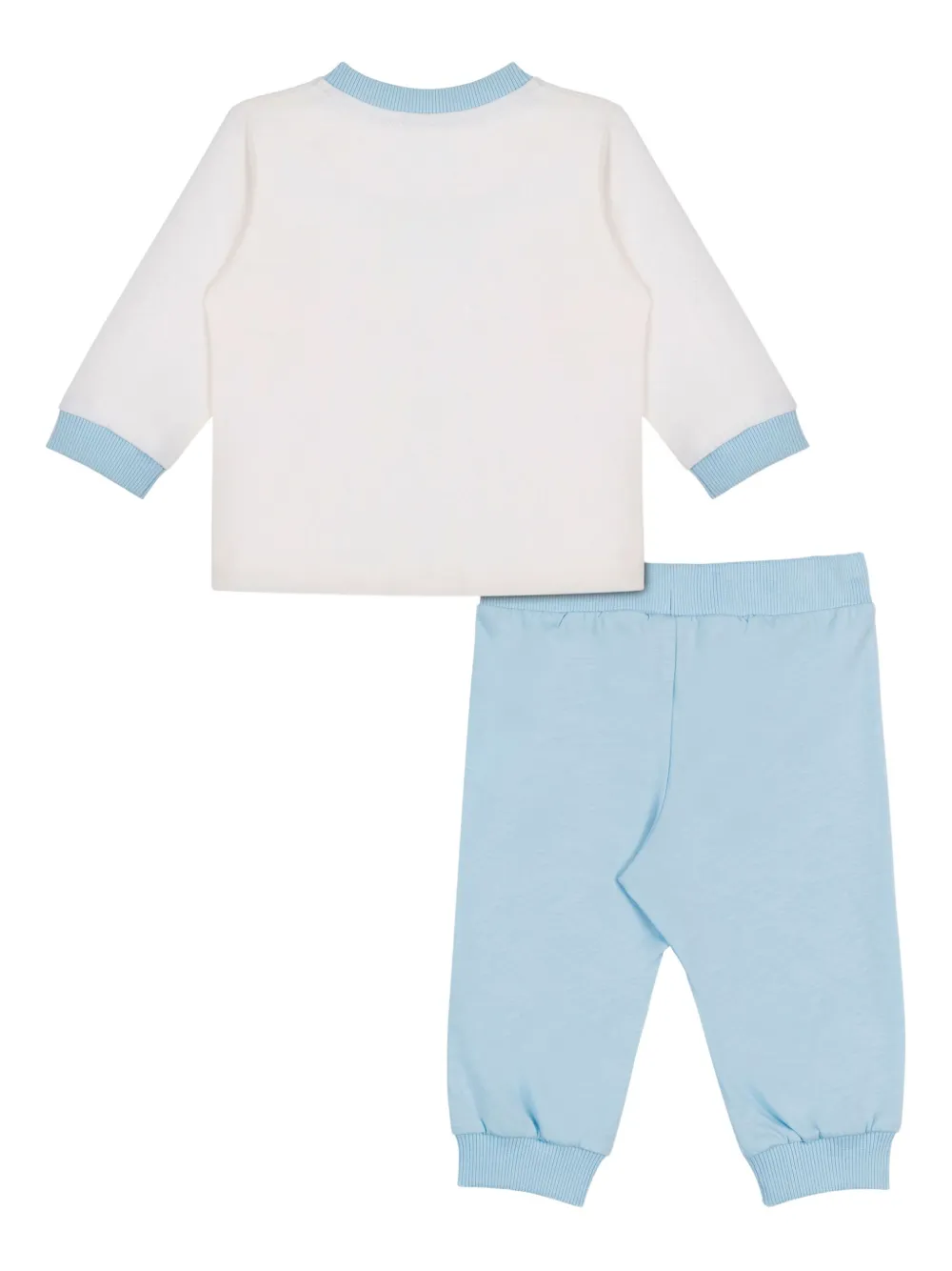 Спортивный костюм с принтом Moschino Kids, белый — фото 2