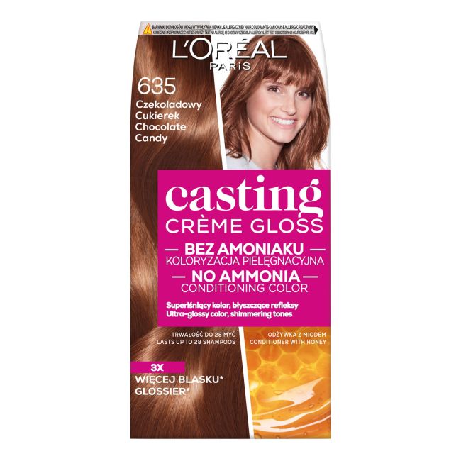 

L'Oreal кастинг краска для волос L'oreal Paris, цвет 635 chocolate bonbon