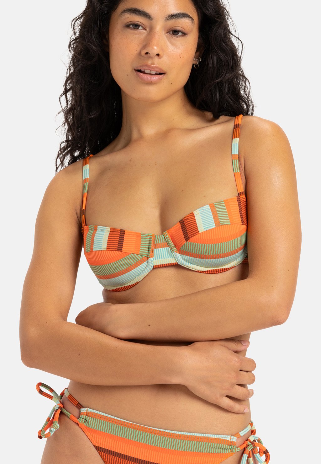 

Верх бикини SUNSET STRIPE Roxy, мультиколор
