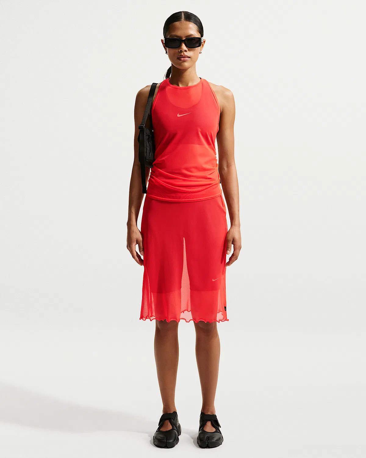 Женская полупрозрачная юбка Nike Sportswear Slim, Light Crimson/Sail