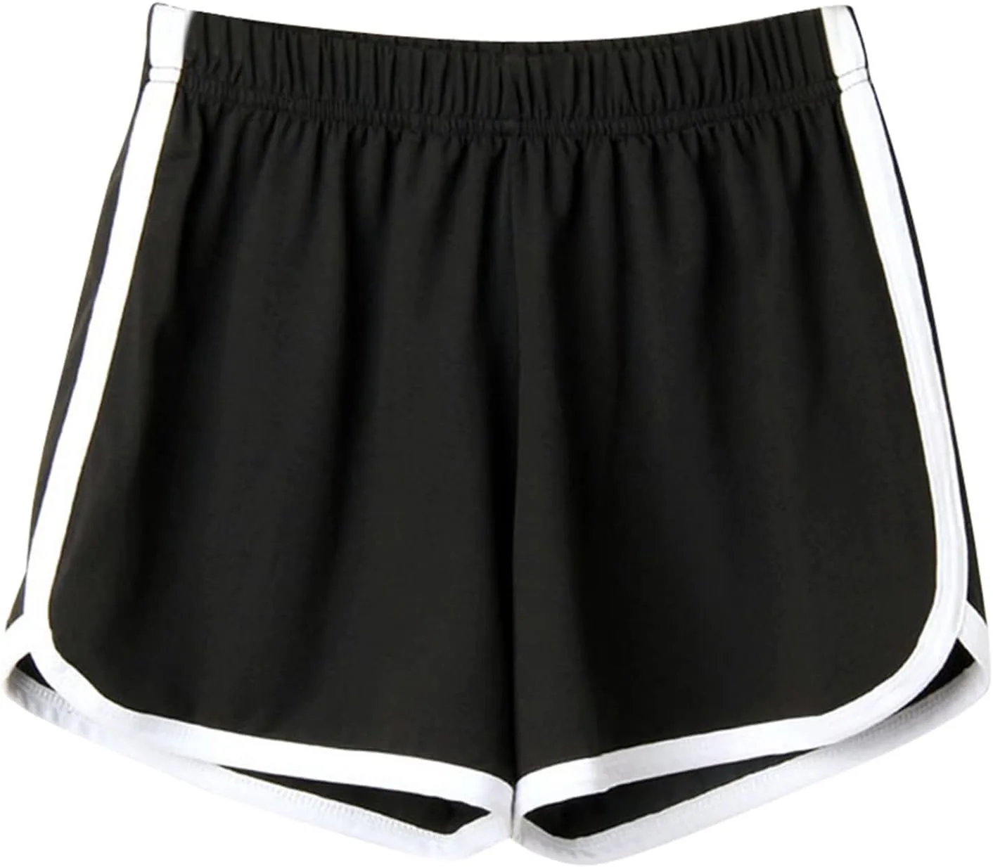 

Женские шорты для бега High Waisted 2026 Quick Dry Split Side Dolphin Hem