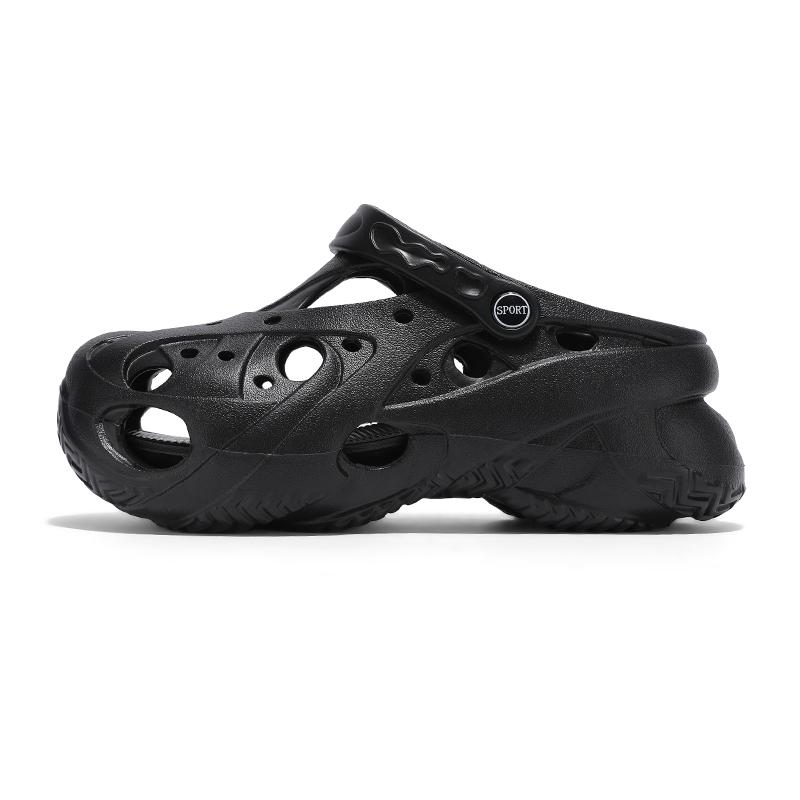 

Подростковые износостойкие дышащие детские сабо Rebound NEZHACHAOHAI, черный