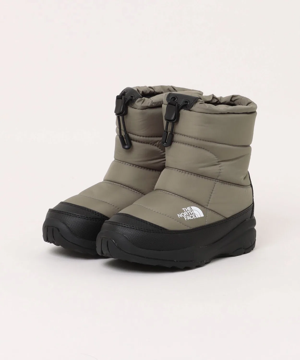Детские зимние ботинки THE NORTH FACE K NUPTSE BOOTIE WP водонепроницаемые серые