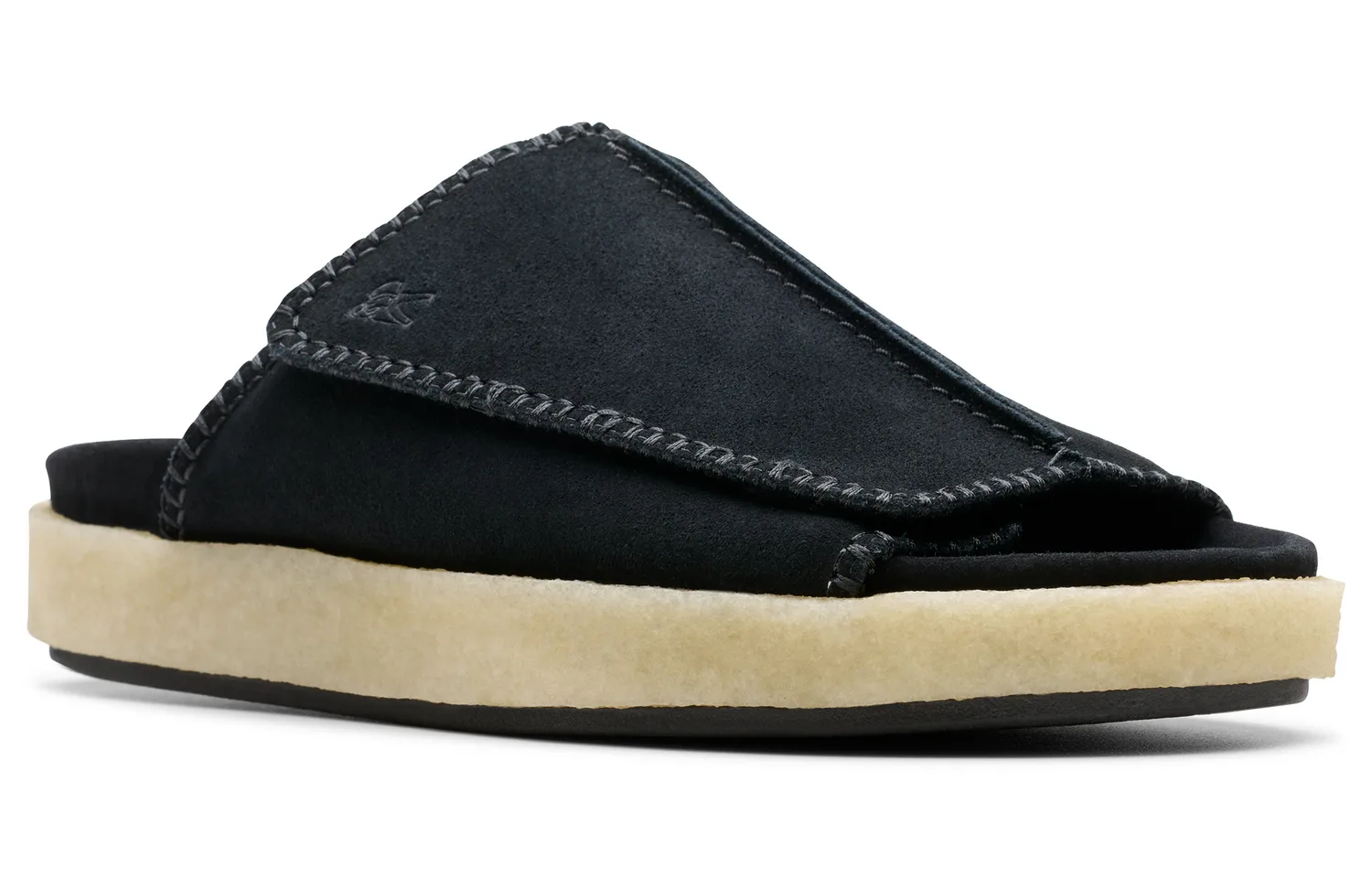 Originals Overleigh Suede Slides Clarks, черный 2 61757797 — фото 3