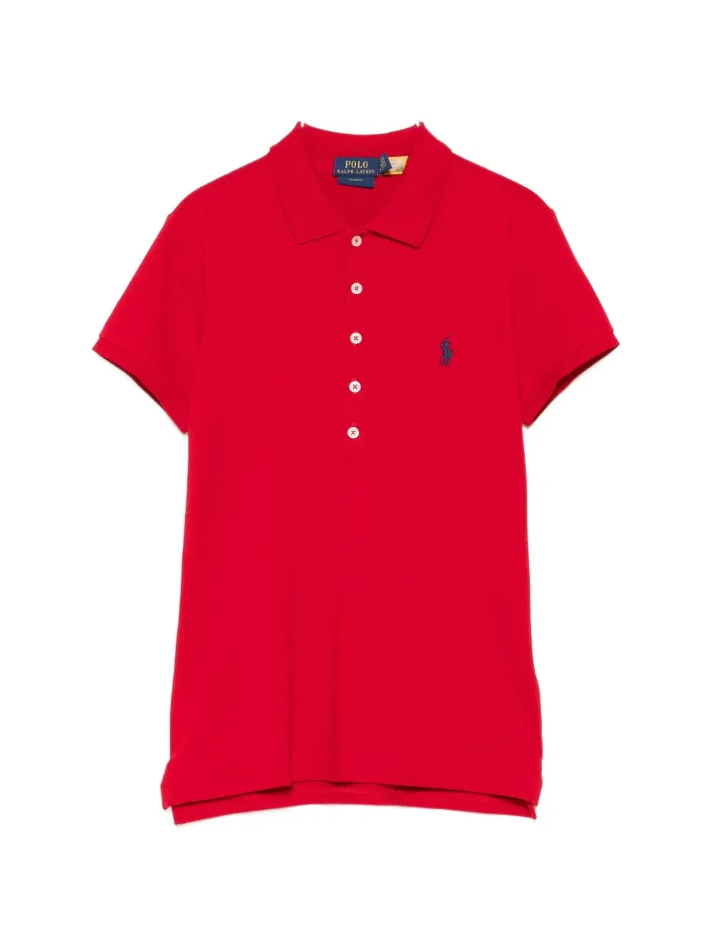 Рубашка-поло с вышитым логотипом POLO RALPH LAUREN, красный