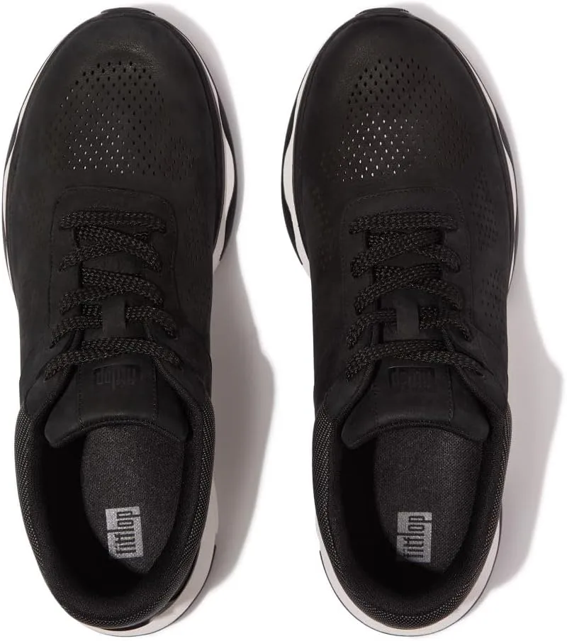 Мужские спортивные кроссовки FitFlop Vitamin Ffx Perf из нубука, черный — фото 3
