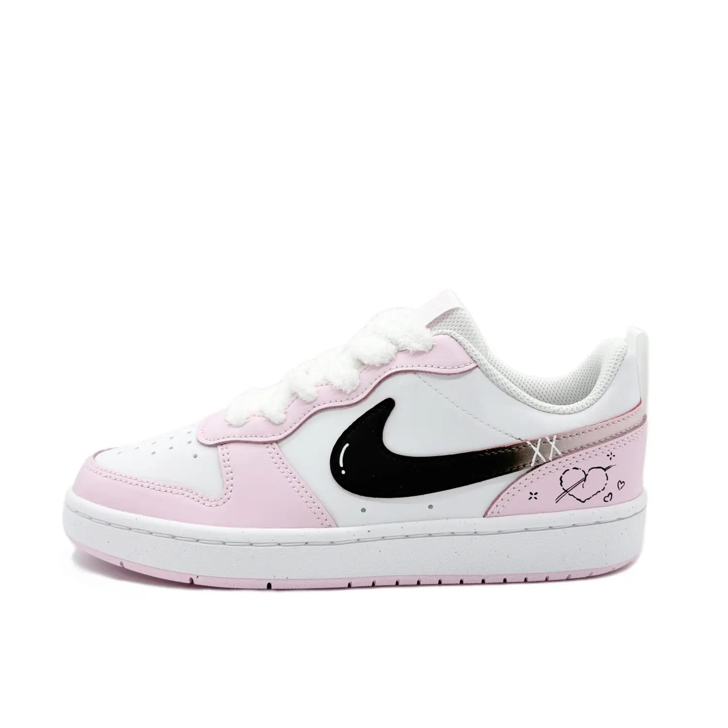 

Детские скейтерские кроссовки Court Borough для младших школьников Nike, черный