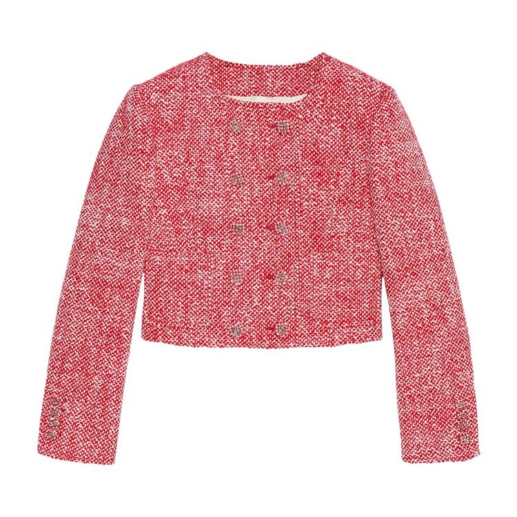 

Куртка Gucci Tweed Jacket Red/White, красный